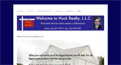 Desktop Screenshot of huckrealty.com