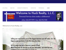 Tablet Screenshot of huckrealty.com